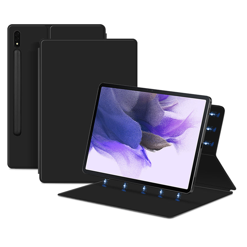 For Samsung Galaxy Tab S7 FE Full Body Smart Cover PU Leather Stand Magnetic Tablet Case For Samsung Galaxy Tab S7 FE Full Body Smart Cover PU Leather Stand Magnetic Tablet Case